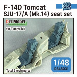 画像1: DEF.MODEL[DS48031]1/48 現用 アメリカ F-14Dトムキャット用 SJU-17/A(Mk.14)射出座席セット(タミヤ用) (1)