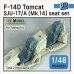 画像1: DEF.MODEL[DS48031]1/48 現用 アメリカ F-14Dトムキャット用 SJU-17/A(Mk.14)射出座席セット(タミヤ用) (1)