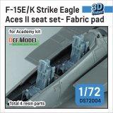 DEF.MODEL[DS72004]1/72 現用 アメリカ空軍/韓国空軍 F-15Eストライクイーグル/F-15Kスラムイーグル ACES-II射出座席セット 布張りタイプ(アカデミー用)