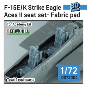 画像1: DEF.MODEL[DS72004]1/72 現用 アメリカ空軍/韓国空軍 F-15Eストライクイーグル/F-15Kスラムイーグル ACES-II射出座席セット 布張りタイプ(アカデミー用) (1)