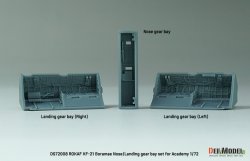画像3: DEF.MODEL[DS72008]1/72 現用 韓国空軍 KF-21ボラメ 前/後脚収納庫セット(アカデミー用)