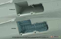 画像10: DEF.MODEL[DS72008]1/72 現用 韓国空軍 KF-21ボラメ 前/後脚収納庫セット(アカデミー用)