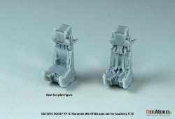 画像3: DEF.MODEL[DS72010]1/72 現用 韓国空軍 KF-21ボラメ用MB KR18A射出座席セット(アカデミー用 2個入)