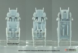 画像4: DEF.MODEL[DS72010]1/72 現用 韓国空軍 KF-21ボラメ用MB KR18A射出座席セット(アカデミー用 2個入)
