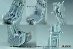 画像6: DEF.MODEL[DS72010]1/72 現用 韓国空軍 KF-21ボラメ用MB KR18A射出座席セット(アカデミー用 2個入)