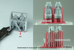 画像7: DEF.MODEL[DS72010]1/72 現用 韓国空軍 KF-21ボラメ用MB KR18A射出座席セット(アカデミー用 2個入)