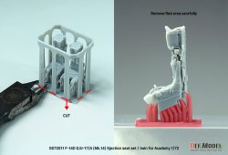 画像6: DEF.MODEL[DS72011]1/72 現用 アメリカ海軍 F-14Dトムキャット用 SJU-17/A(Mk.14)射出座席セット(アカデミー用 2個入)