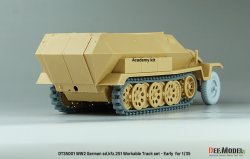 画像14: DEF.MODEL[DT35001]1/35 WWIIドイツSd.kfz.251ハノマーク用初期型可動履帯セット(各社キット対応)