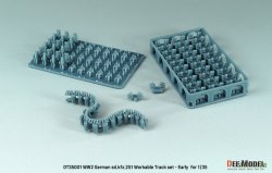 画像3: DEF.MODEL[DT35001]1/35 WWIIドイツSd.kfz.251ハノマーク用初期型可動履帯セット(各社キット対応)