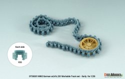 画像4: DEF.MODEL[DT35001]1/35 WWIIドイツSd.kfz.251ハノマーク用初期型可動履帯セット(各社キット対応)