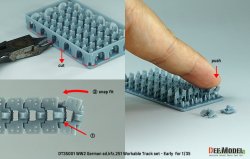 画像5: DEF.MODEL[DT35001]1/35 WWIIドイツSd.kfz.251ハノマーク用初期型可動履帯セット(各社キット対応)