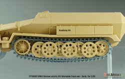 画像10: DEF.MODEL[DT35001]1/35 WWIIドイツSd.kfz.251ハノマーク用初期型可動履帯セット(各社キット対応)