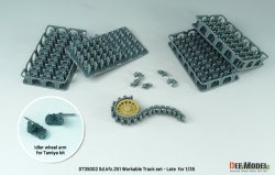 画像3: DEF.MODEL[DT35002]1/35 WWIISd.kfz.251 ドイツSd.kfz.251ハノマーク用後期型可動履帯セット(各社キット対応)