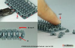 画像5: DEF.MODEL[DT35002]1/35 WWIISd.kfz.251 ドイツSd.kfz.251ハノマーク用後期型可動履帯セット(各社キット対応)