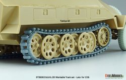 画像7: DEF.MODEL[DT35002]1/35 WWIISd.kfz.251 ドイツSd.kfz.251ハノマーク用後期型可動履帯セット(各社キット対応)