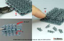 画像5: DEF.MODEL[DT35003]1/35 WWII Pz.III/IV 40cm 可動履帯セット 初期型 (Pz.III/IV 用)