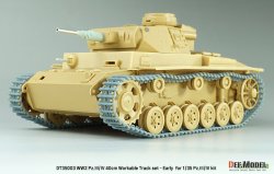 画像7: DEF.MODEL[DT35003]1/35 WWII Pz.III/IV 40cm 可動履帯セット 初期型 (Pz.III/IV 用)