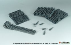 画像3: DEF.MODEL[DT35004]1/35 WWII ドイツ WWII Pz.III/IV 40cm 可動履帯セット 冬季用ヴィンターケッテ(Pz.III用)