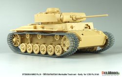 画像7: DEF.MODEL[DT35004]1/35 WWII ドイツ WWII Pz.III/IV 40cm 可動履帯セット 冬季用ヴィンターケッテ(Pz.III用)