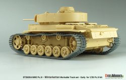 画像9: DEF.MODEL[DT35004]1/35 WWII ドイツ WWII Pz.III/IV 40cm 可動履帯セット 冬季用ヴィンターケッテ(Pz.III用)