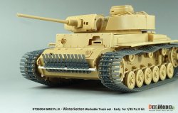 画像10: DEF.MODEL[DT35004]1/35 WWII ドイツ WWII Pz.III/IV 40cm 可動履帯セット 冬季用ヴィンターケッテ(Pz.III用)