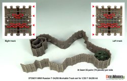 画像5: DEF.MODEL[DT35011]1/35 WWII 露/ソ T-34/85戦車 連結可動履帯(汎用)