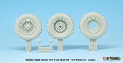 画像9: DEF.MODEL[DW30037]1/35 WWII独 Sd.Kfz.251 自重変形フロントホイールセット(汎用)