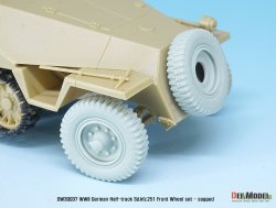 画像6: DEF.MODEL[DW30037]1/35 WWII独 Sd.Kfz.251 自重変形フロントホイールセット(汎用)