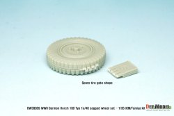 画像4: DEF.MODEL[DW30039]1/35 WWII独 ホルヒ108 type 1a/40 自重変形フロントホイールセット(タミヤ/ICM用)