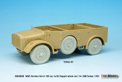 画像14: DEF.MODEL[DW30039]1/35 WWII独 ホルヒ108 type 1a/40 自重変形フロントホイールセット(タミヤ/ICM用)
