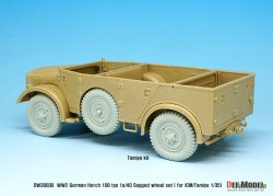 画像12: DEF.MODEL[DW30039]1/35 WWII独 ホルヒ108 type 1a/40 自重変形フロントホイールセット(タミヤ/ICM用)