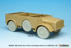 画像11: DEF.MODEL[DW30039]1/35 WWII独 ホルヒ108 type 1a/40 自重変形フロントホイールセット(タミヤ/ICM用)