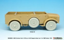 画像10: DEF.MODEL[DW30039]1/35 WWII独 ホルヒ108 type 1a/40 自重変形フロントホイールセット(タミヤ/ICM用)