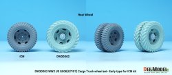 画像10: DEF.MODEL[DW30062]1/35 WWII アメリカ陸軍G7107(G506)カーゴトラック用自重変形初期型ホイールセット(ICM用)