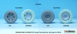 画像11: DEF.MODEL[DW30062]1/35 WWII アメリカ陸軍G7107(G506)カーゴトラック用自重変形初期型ホイールセット(ICM用)