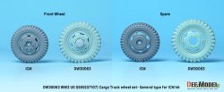 画像7: DEF.MODEL[DW30063]1/35 WWII アメリカ陸軍G7107(G506)カーゴトラック用自重変形一般型ホイールセット(ICM用)