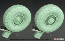 画像3: DEF.MODEL[DW30081]1/35 WWII ドイツ FAUN L900大型トラック 自重変形タイヤセット＃2(ダスヴェルク用)