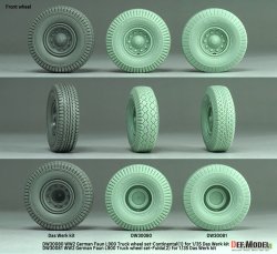 画像5: DEF.MODEL[DW30081]1/35 WWII ドイツ FAUN L900大型トラック 自重変形タイヤセット＃2(ダスヴェルク用)