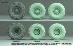 画像6: DEF.MODEL[DW30081]1/35 WWII ドイツ FAUN L900大型トラック 自重変形タイヤセット＃2(ダスヴェルク用)