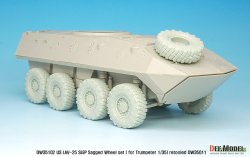 画像7: DEF.MODEL[DW35102]1/35 現用米 LAV-25 SLEP 自重変形タイヤ(トラペ用)