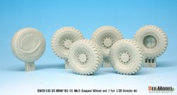 画像8: DEF.MODEL[DW35103]1/35 現用米 MATV RG-31 Mk.5 自重変形タイヤ(キネティック用)