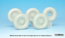 画像7: DEF.MODEL[DW35105]1/35 現用独 MAN 5tトラック 自重変形タイヤ(レベル,ホビーボス用)