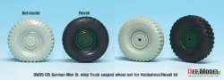 画像3: DEF.MODEL[DW35105]1/35 現用独 MAN 5tトラック 自重変形タイヤ(レベル,ホビーボス用)