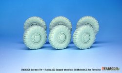 画像4: DEF.MODEL[DW35128]1/35 現用 ドイツ連邦軍TPz-1フックス装甲車用自重変形タイヤセット1フランス製仕様(レベル用)