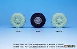 画像7: DEF.MODEL[DW35129]1/35 現用 ドイツ連邦軍TPz-1フックス装甲車用自重変形タイヤセット2ドイツ製仕様(レベル用)