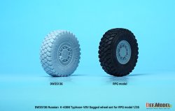 画像10: DEF.MODEL[DW35136]1/35 現用 ロシアK-4386タイフーンVDV装輪装甲車用自重変形ホイールセット(RPGモデル用)