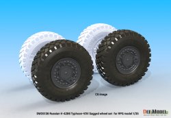 画像11: DEF.MODEL[DW35136]1/35 現用 ロシアK-4386タイフーンVDV装輪装甲車用自重変形ホイールセット(RPGモデル用)
