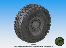 画像12: DEF.MODEL[DW35136]1/35 現用 ロシアK-4386タイフーンVDV装輪装甲車用自重変形ホイールセット(RPGモデル用)