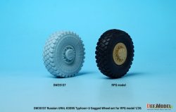 画像11: DEF.MODEL[DW35137]1/35 現用 ロシアタイフーンウラル6X6MRAP用自重変形ホイールセット(RPGモデル用)