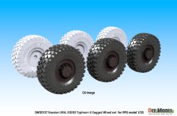画像12: DEF.MODEL[DW35137]1/35 現用 ロシアタイフーンウラル6X6MRAP用自重変形ホイールセット(RPGモデル用)